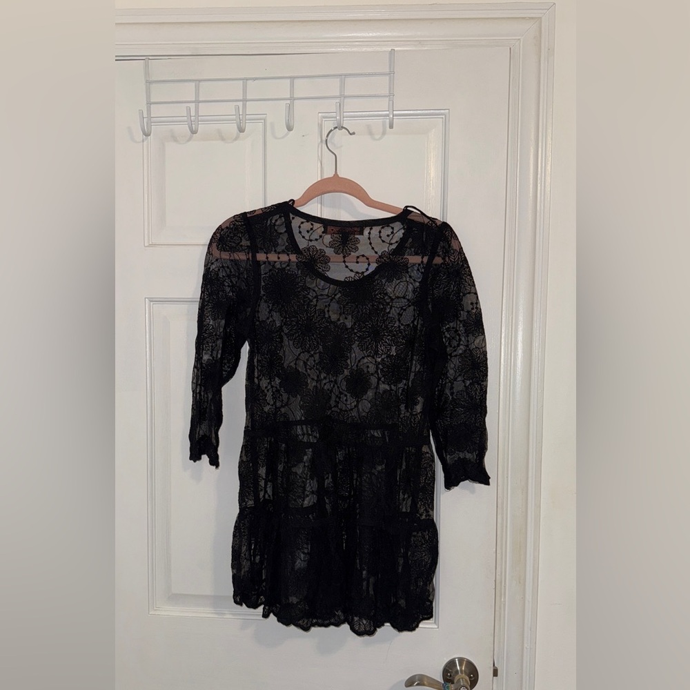 Black coverups for beach
